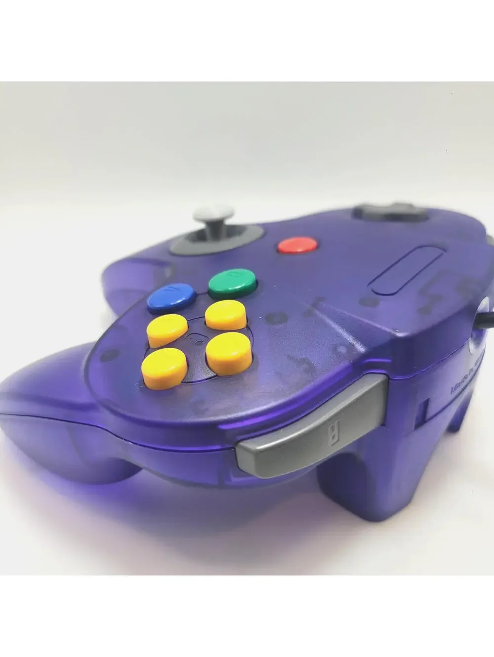 Nintendo 64 Wired Controller for N64 - TeknoGame® - Clear Grape Purple - NEW!